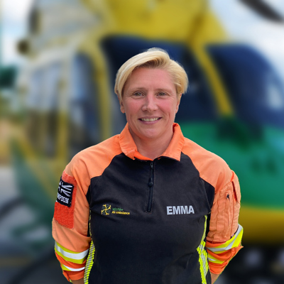 Paramedic Emma Thompson